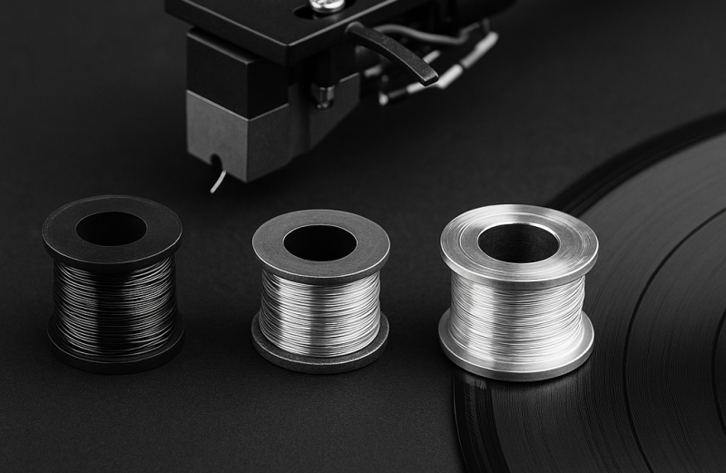 Comparison of Coil Materials in Phono Cartridges